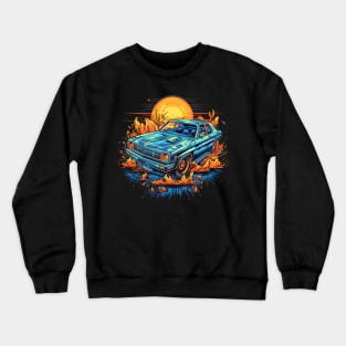 Revving up for adventure in style Crewneck Sweatshirt